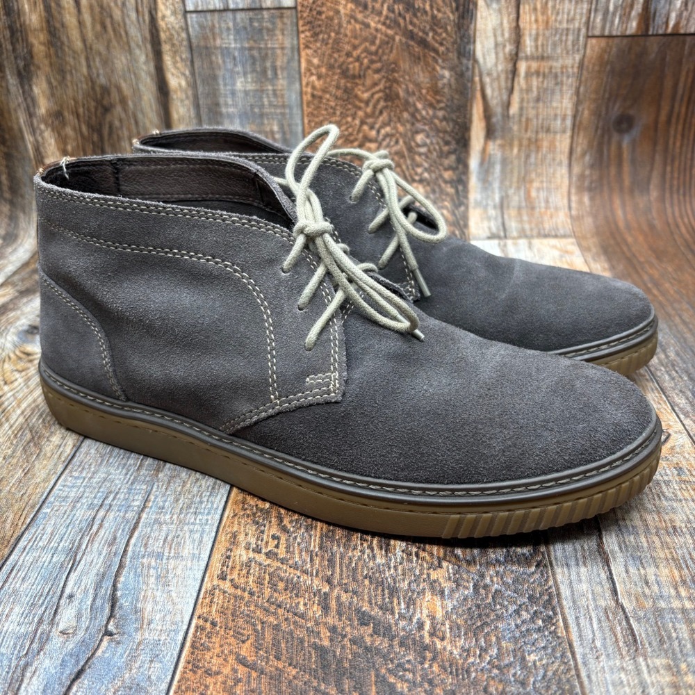 Johnston & Murphy Wallace Chukka Ankle Boots‎ Casual Lace Up Grey Mens 8.5